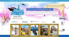 Desktop Screenshot of happilyeveraftertravel.com